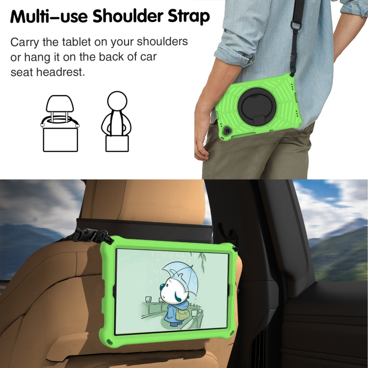 For Lenovo Tab K10 Spider King Silicone Protective Tablet Case(Green) - Lenovo by PMC TechLife | Online Shopping South Africa | PMC TechLife | Buy Now Pay Later Mobicred