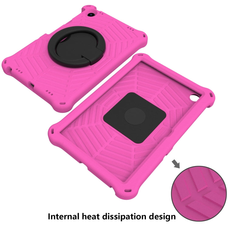 For Lenovo Tab M10 Plus 10.6 3rd Gen 2022 Spider King Silicone Protective Tablet Case(Rose Red) - Lenovo by PMC TechLife | Online Shopping South Africa | PMC TechLife | Buy Now Pay Later Mobicred