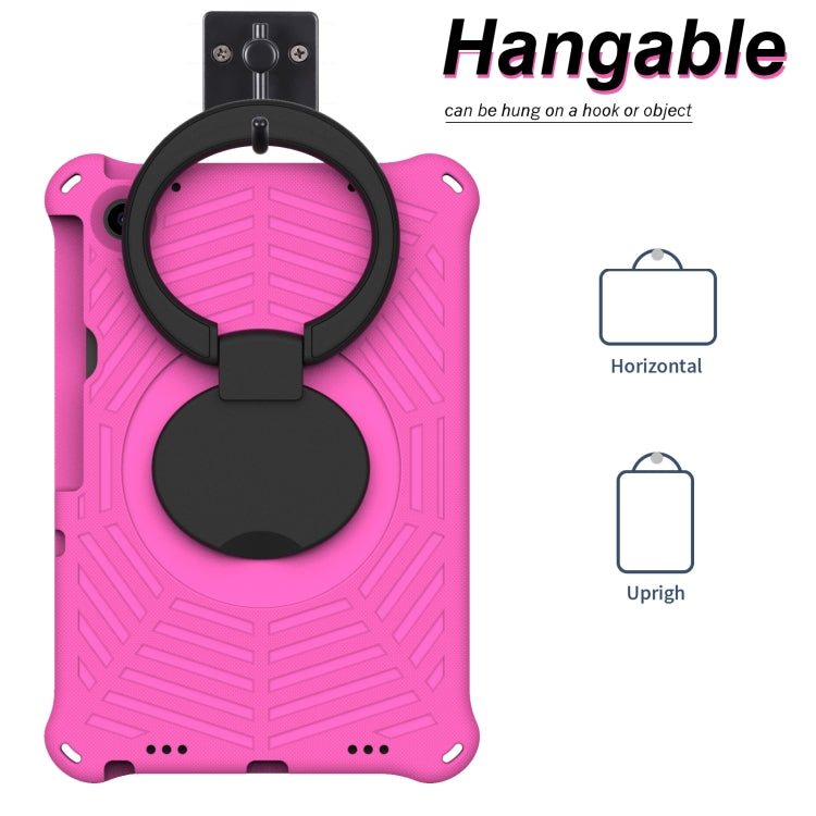 For Lenovo Tab M10 Plus 10.6 3rd Gen 2022 Spider King Silicone Protective Tablet Case(Rose Red) - Lenovo by PMC TechLife | Online Shopping South Africa | PMC TechLife | Buy Now Pay Later Mobicred