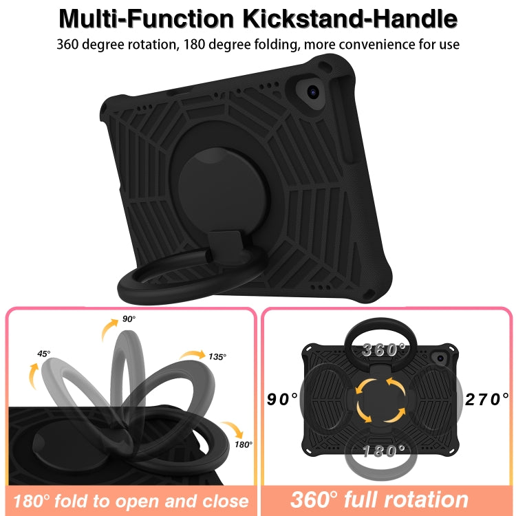 For Huawei MediaPad T5 Spider King Silicone Protective Tablet Case(Black) - Huawei by PMC TechLife | Online Shopping South Africa | PMC TechLife | Buy Now Pay Later Mobicred