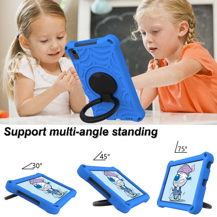 For Huawei MediaPad M5 Lite 8 Spider King Silicone Protective Tablet Case(Blue) - Huawei by PMC TechLife | Online Shopping South Africa | PMC TechLife | Buy Now Pay Later Mobicred