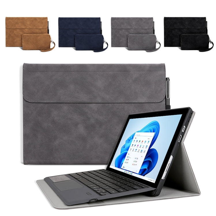 For Microsoft Surface Go 3 / 2 / 1 Sheepskin All-Inclusive Shockproof Protective Case with Power Bag(Blue) - Others by PMC TechLife | Online Shopping South Africa | PMC TechLife | Buy Now Pay Later Mobicred