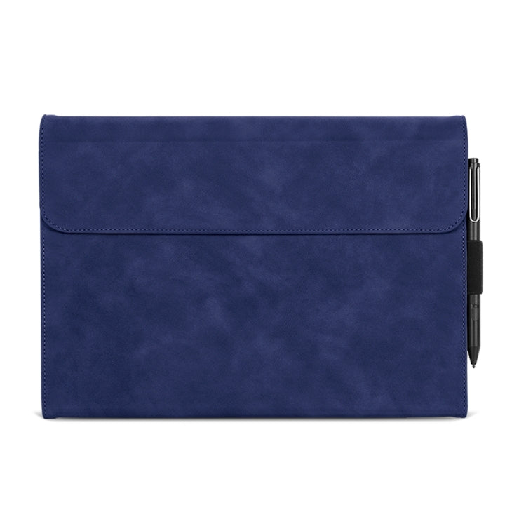 For Microsoft Surface Pro X Sheepskin All-Inclusive Shockproof Protective Case(Blue) - Others by PMC TechLife | Online Shopping South Africa | PMC TechLife | Buy Now Pay Later Mobicred