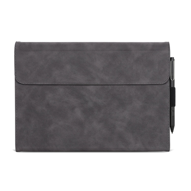 For Microsoft Surface Pro 7+ / 7 / 6 / 5 / 4 Sheepskin All-Inclusive Shockproof Protective Case(Grey) - Others by PMC TechLife | Online Shopping South Africa | PMC TechLife | Buy Now Pay Later Mobicred