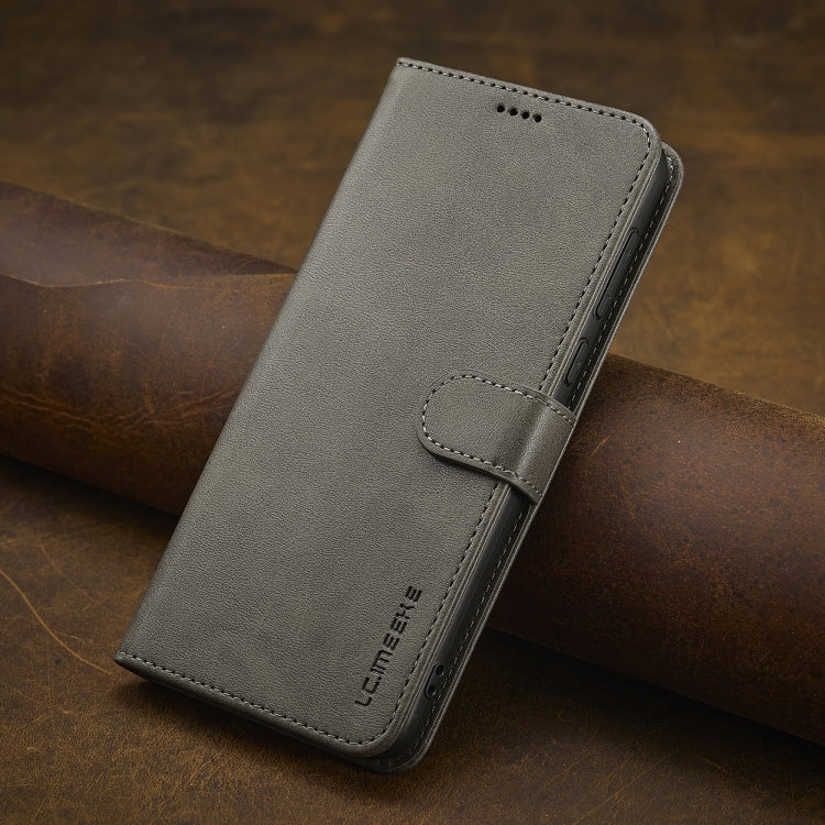 For Xiaomi Redmi A3 LC.IMEEKE Calf Texture Leather Phone Case(Grey) - free shipping - PMC TechLife - Order now!