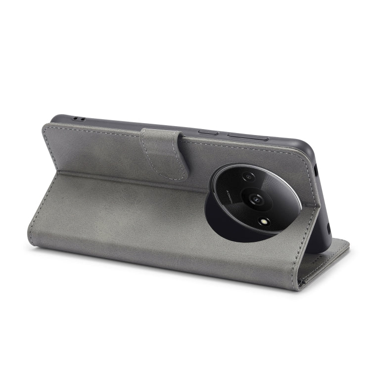 For Xiaomi Redmi A3 LC.IMEEKE Calf Texture Leather Phone Case(Grey) - free shipping - PMC TechLife - Order now!