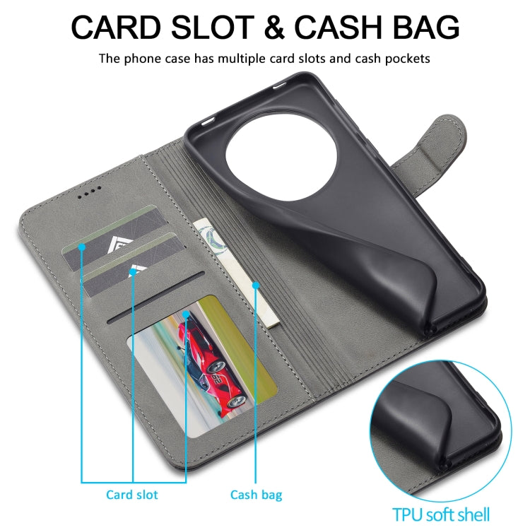 For Xiaomi Redmi A3 LC.IMEEKE Calf Texture Leather Phone Case(Grey) - free shipping - PMC TechLife - Order now!