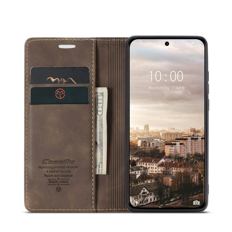 For Xiaomi 13 CaseMe 013 Multifunctional Horizontal Flip Leather Phone Case(Coffee) - Xiaomi Cases by CaseMe | Online Shopping South Africa | PMC Jewellery | Buy Now Pay Later Mobicred