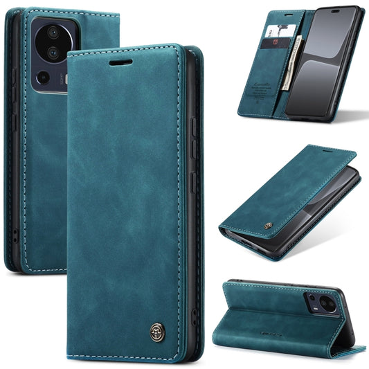 For Xiaomi 13 Lite CaseMe 013 Multifunctional Horizontal Flip Leather Phone Case(Blue) - Xiaomi Cases by CaseMe | Online Shopping South Africa | PMC Jewellery | Buy Now Pay Later Mobicred