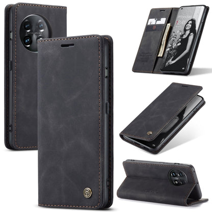 For OnePlus 11 CaseMe 013 Multifunctional Horizontal Flip Leather Phone Case(Black) - OnePlus Cases by CaseMe | Online Shopping South Africa | PMC Jewellery | Buy Now Pay Later Mobicred