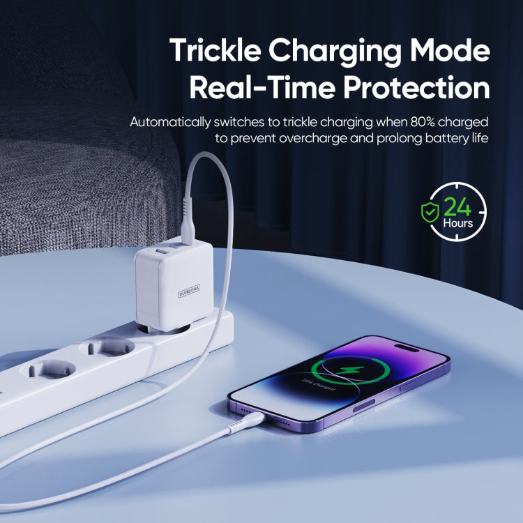DUZZONA T9 65W Dual USB-C / Type-C+USB GaN Fast Charger, Specification:EU Plug - free shipping - PMC TechLife - Order now!