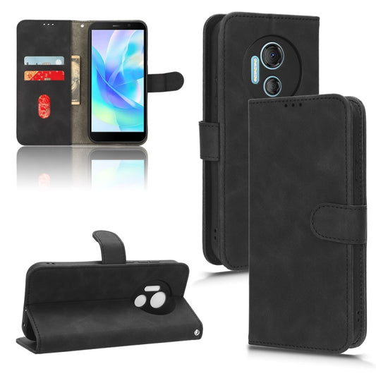 For Doogee X97 / X97 Pro Skin Feel Magnetic Flip Leather Phone Case(Black) - Doogee Cases by PMC Jewellery | Online Shopping South Africa | PMC Jewellery | Buy Now Pay Later Mobicred