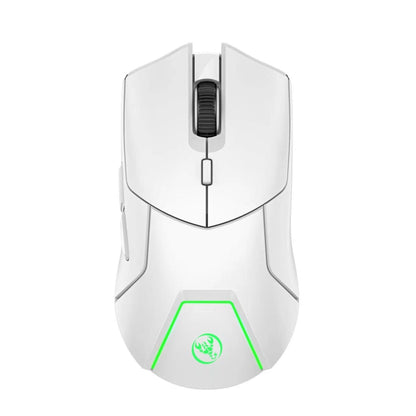 HXSJ T40 7 Keys 4000DPI Three-mode Colorful Backlight Wireless Gaming Mouse Rechargeable(White) - Wireless Mice by HXSJ | Online Shopping South Africa | PMC Jewellery | Buy Now Pay Later Mobicred