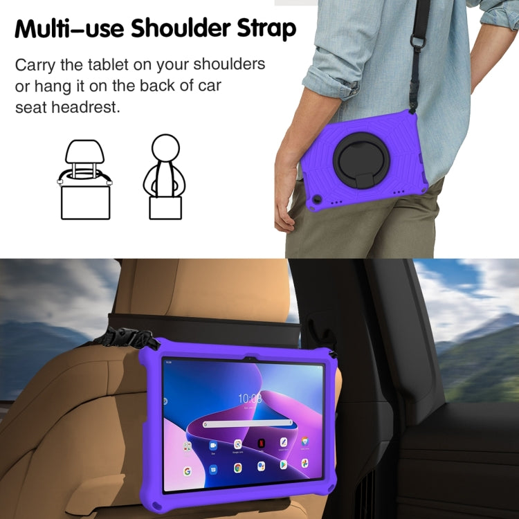 For Lenovo Tab M10 3rd Gen Spider King Silicone Protective Tablet Case(Purple) - Lenovo by PMC TechLife | Online Shopping South Africa | PMC TechLife | Buy Now Pay Later Mobicred