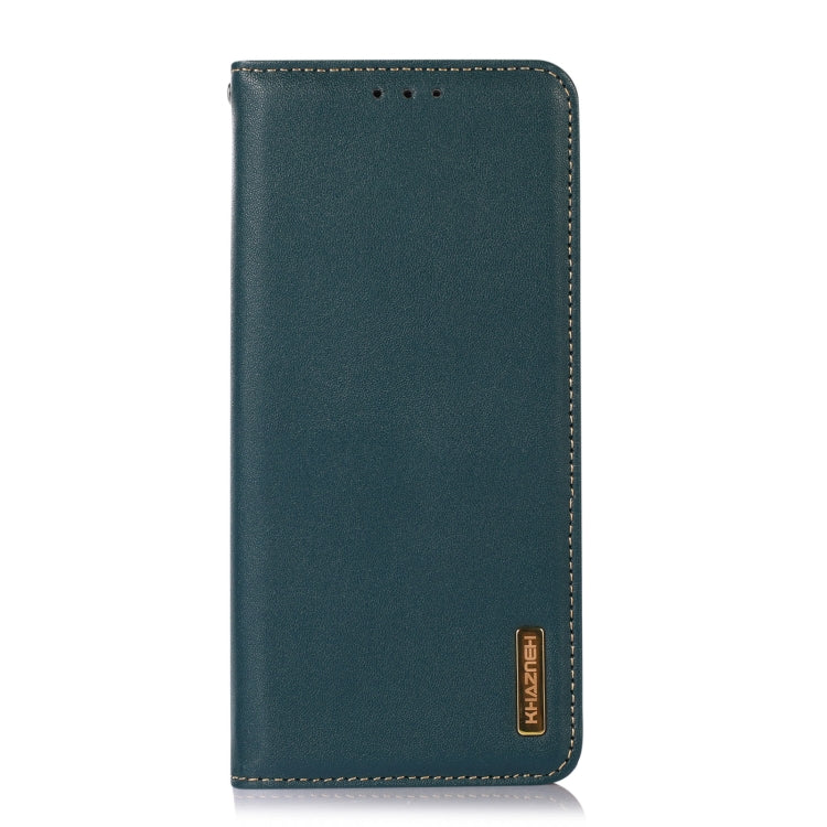 For Asus ROG Phone 7 KHAZNEH Nappa Top Layer Cowhide Leather Phone Case(Green) - ASUS Cases by PMC TechLife | Online Shopping South Africa | PMC TechLife | Buy Now Pay Later Mobicred