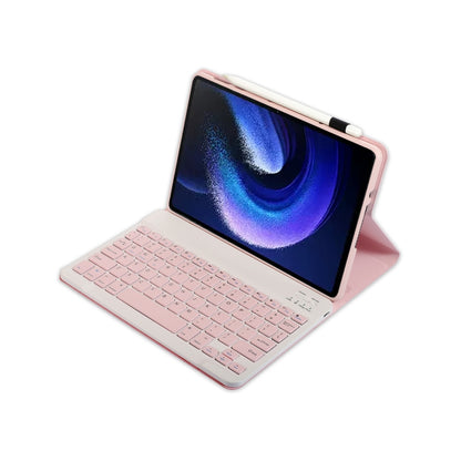 For Xiaomi Pad 6 / Pad 6 Pro A0N7 Lambskin Texture Ultra-thin Bluetooth Keyboard Leather Case(Pink) - Others Keyboard by PMC Jewellery | Online Shopping South Africa | PMC Jewellery