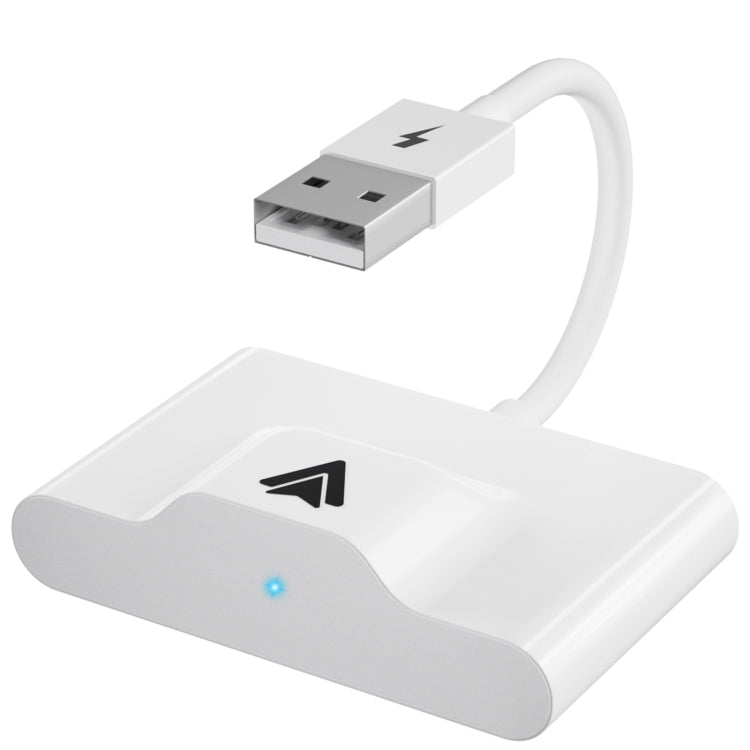 THT-020-3+ USB + USB-C / Type-C Wired to Wireless Carplay Adapter for Android Smartphone(White) - free shipping - PMC TechLife - Order now!