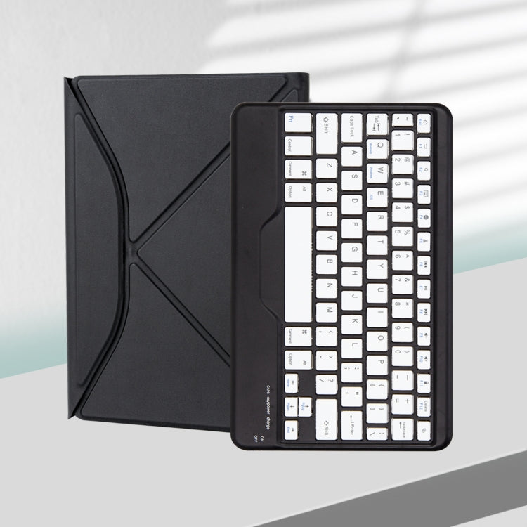 Z10B For iPad 10th Gen 10.9 2022 / 11 2025 Pen Slot Bluetooth Keyboard Leather Tablet Case(Black) - Universal by PMC TechLife | Online Shopping South Africa | PMC TechLife | Buy Now Pay Later Mobicred