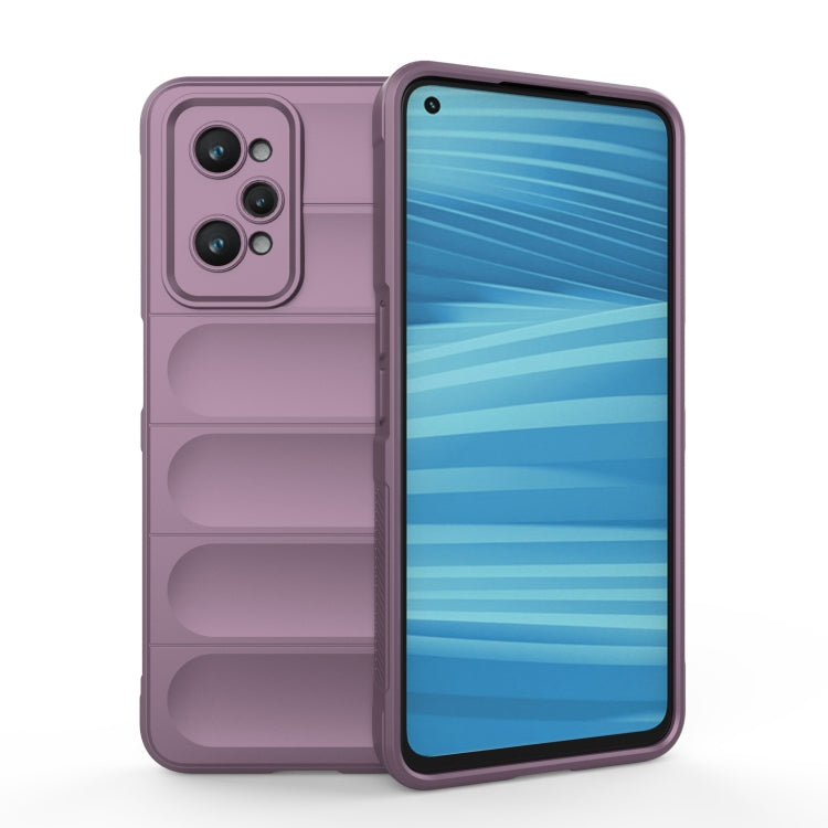 For Realme GT2 Magic Shield TPU + Flannel Phone Case(Purple) - Realme Cases by PMC TechLife | Online Shopping South Africa | PMC TechLife | Buy Now Pay Later Mobicred