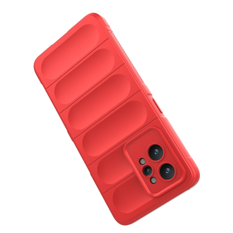 For Realme GT2 Pro Magic Shield TPU + Flannel Phone Case(Dark Green) - Realme Cases by PMC TechLife | Online Shopping South Africa | PMC TechLife | Buy Now Pay Later Mobicred