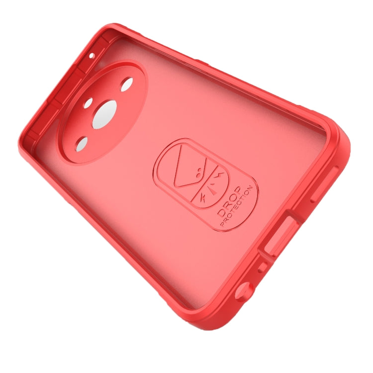 For Realme 11 5G Magic Shield TPU + Flannel Phone Case(Dark Grey) - Realme Cases by PMC TechLife | Online Shopping South Africa | PMC TechLife | Buy Now Pay Later Mobicred