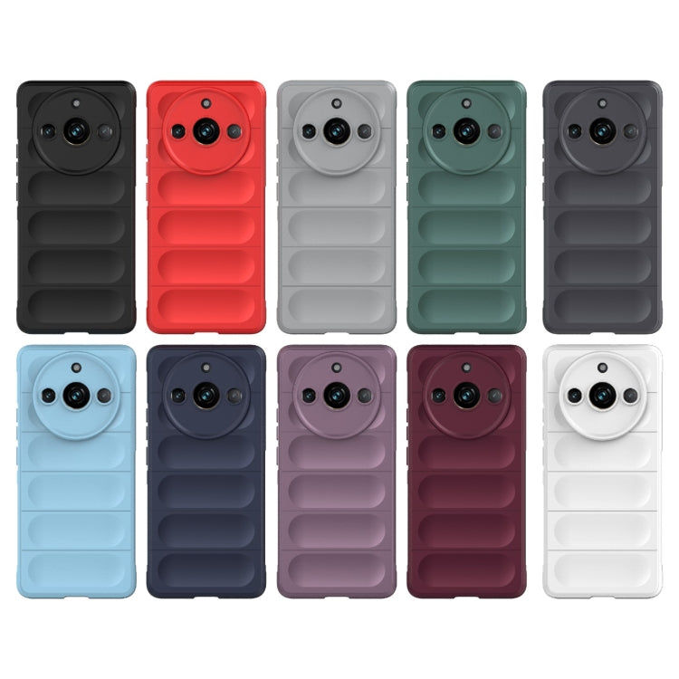 For Realme 11 Pro 5G/11 Pro+ 5G Magic Shield TPU + Flannel Phone Case(Dark Grey) - Realme Cases by PMC TechLife | Online Shopping South Africa | PMC TechLife | Buy Now Pay Later Mobicred
