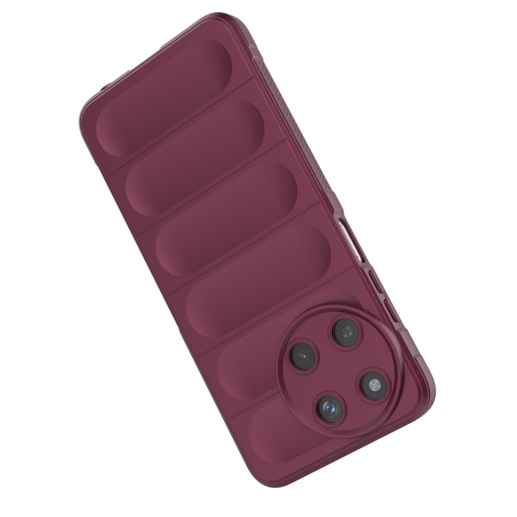 For Realme 11 4G Global Magic Shield TPU + Flannel Phone Case(Dark Blue) - Realme Cases by PMC TechLife | Online Shopping South Africa | PMC TechLife | Buy Now Pay Later Mobicred