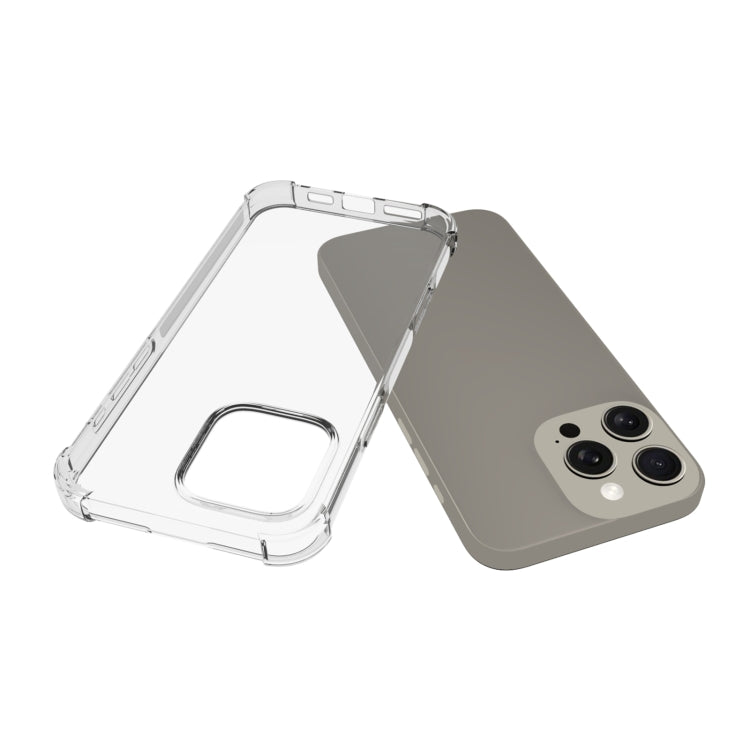 For iPhone 16 Pro Max Shockproof Non-slip Thickening TPU Phone Case(Transparent) - iPhone 16 Pro Max Cases by PMC TechLife | Online Shopping South Africa | PMC TechLife | Buy Now Pay Later Mobicred