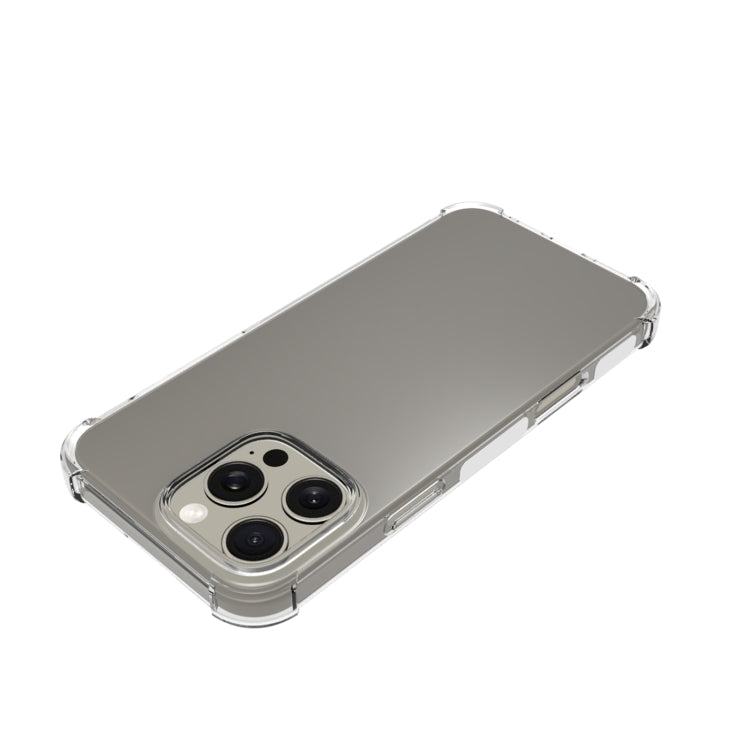 For iPhone 16 Pro Max Shockproof Non-slip Thickening TPU Phone Case(Transparent) - iPhone 16 Pro Max Cases by PMC TechLife | Online Shopping South Africa | PMC TechLife | Buy Now Pay Later Mobicred