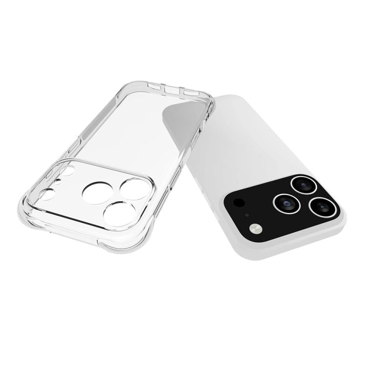 For iPhone 17 Pro Shockproof Non-slip Thickening TPU Phone Case(Transparent) - free shipping - PMc TechLife - Order now!