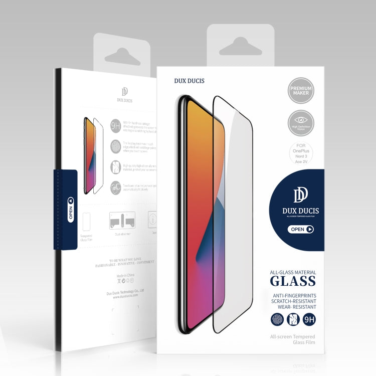 For OnePlus Nord 3 / Ace 2V 10pcs DUX DUCIS 0.33mm 9H Medium Alumina Tempered Glass Film - OnePlus Tempered Glass by DUX DUCIS | Online Shopping South Africa | PMC Jewellery | Buy Now Pay Later Mobicred