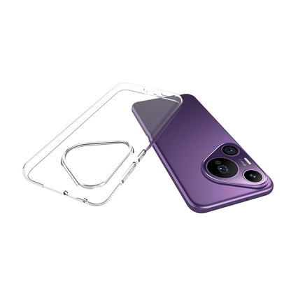 For Huawei Pura 70 Pro / 70 Pro+ Waterproof Texture TPU Phone Case(Transparent) - Huawei Cases by PMC Jewellery | Online Shopping South Africa | PMC Jewellery | Buy Now Pay Later Mobicred