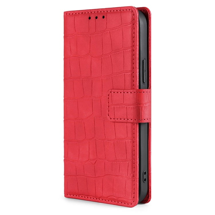 For Huawei Pura 70 Pro / 70 Pro+ 5G Skin Feel Crocodile Magnetic Clasp Leather Phone Case(Red) - Huawei Cases by PMC Jewellery | Online Shopping South Africa | PMC Jewellery | Buy Now Pay Later Mobicred