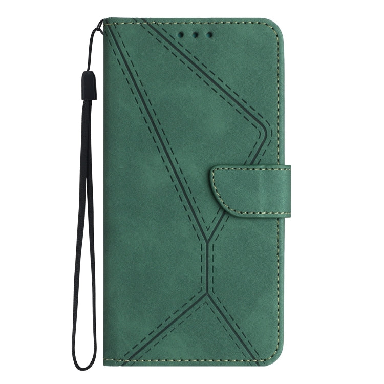 For Motorola Moto G52J Stitching Embossed Leather Phone Case(Green) - free shipping - PMC TechLife - Order now!