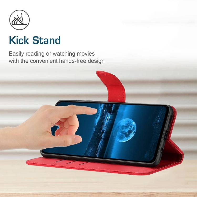 For Motorola Edge 40 Stitching Embossed Leather Phone Case(Red) - free shipping - PMC TechLife - Order now!