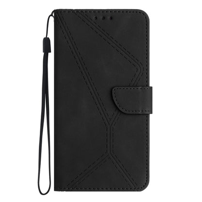 For Motorola Moto G04 / G24 Stitching Embossed Leather Phone Case(Black) - Motorola Cases by PMC Jewellery | Online Shopping South Africa | PMC Jewellery | Buy Now Pay Later Mobicred