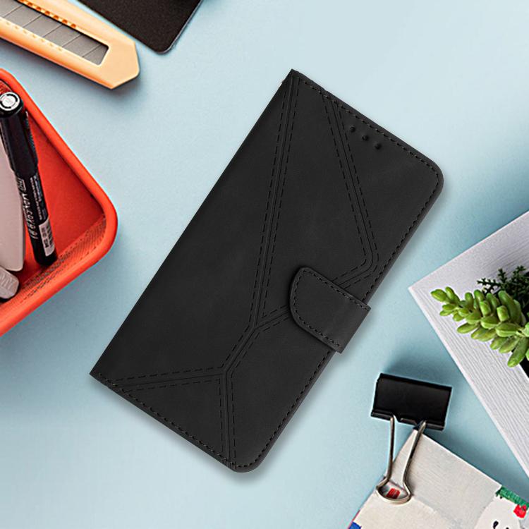 For Motorola Moto G86 5G Stitching Embossed Leather Phone Case(Black) - free shipping - PMC TechLife - Order now!