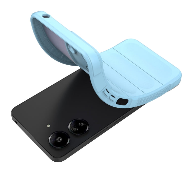 For Xiaomi Redmi 13C 4G Global Magic Shield TPU + Flannel Phone Case(Grey) - free shipping - PMC TechLife - Order now!