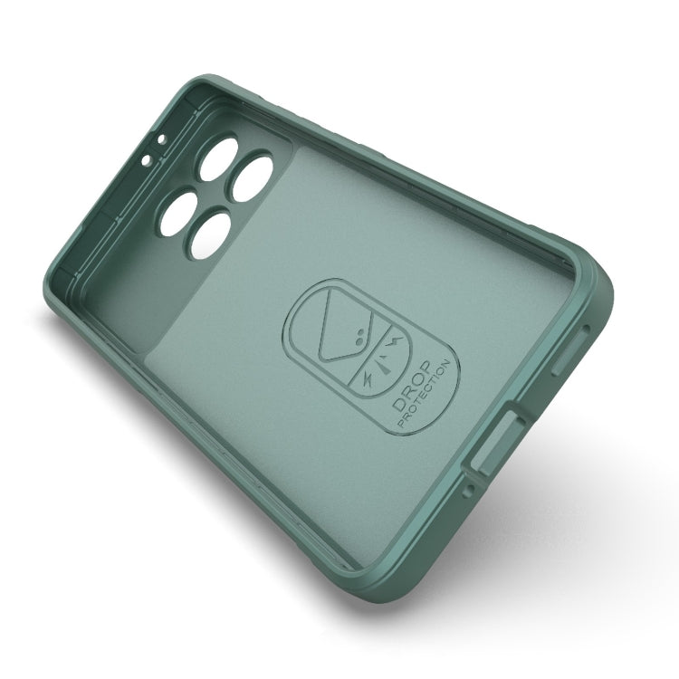 For Xiaomi Redmi K70 / K70 Pro 5G Magic Shield TPU + Flannel Phone Case(Grey) - K70 Pro Cases by PMC TechLife | Online Shopping South Africa | PMC TechLife | Buy Now Pay Later Mobicred