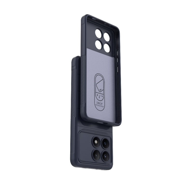 For Xiaomi Redmi K70E 5G Magic Shield TPU + Flannel Phone Case(Wine Red) - K70E Cases by PMC TechLife | Online Shopping South Africa | PMC TechLife | Buy Now Pay Later Mobicred