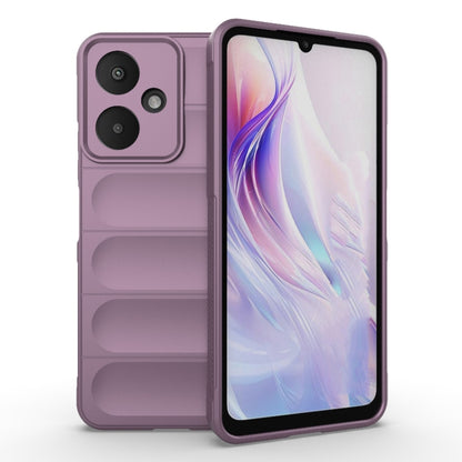 For Xiaomi Redmi 13C 5G Magic Shield TPU + Flannel Phone Case(Purple) - 13C Cases by PMC Jewellery | Online Shopping South Africa | PMC Jewellery | Buy Now Pay Later Mobicred