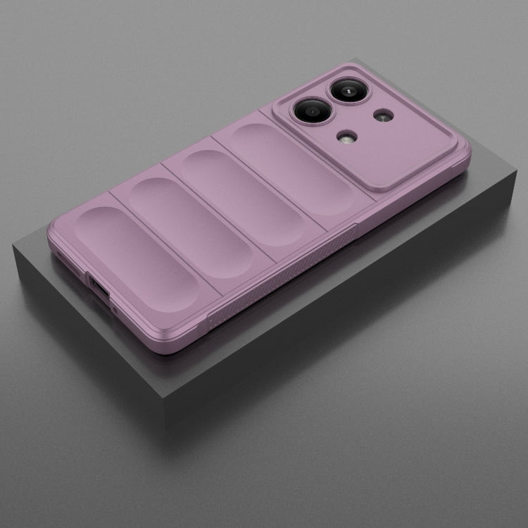 For Xiaomi Redmi Note 13R Pro 5G Magic Shield TPU + Flannel Phone Case(Purple) - Xiaomi Cases by PMC TechLife | Online Shopping South Africa | PMC TechLife | Buy Now Pay Later Mobicred