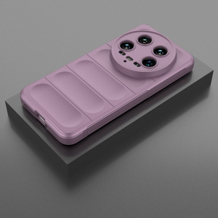 For Xiaomi 14 Ultra Magic Shield TPU + Flannel Phone Case(Purple) - 14 Ultra Cases by PMC TechLife | Online Shopping South Africa | PMC TechLife | Buy Now Pay Later Mobicred