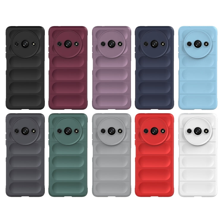 For Xiaomi Redmi A3 4G Global Magic Shield TPU + Flannel Phone Case(Dark Blue) - Xiaomi Cases by PMC TechLife | Online Shopping South Africa | PMC TechLife | Buy Now Pay Later Mobicred