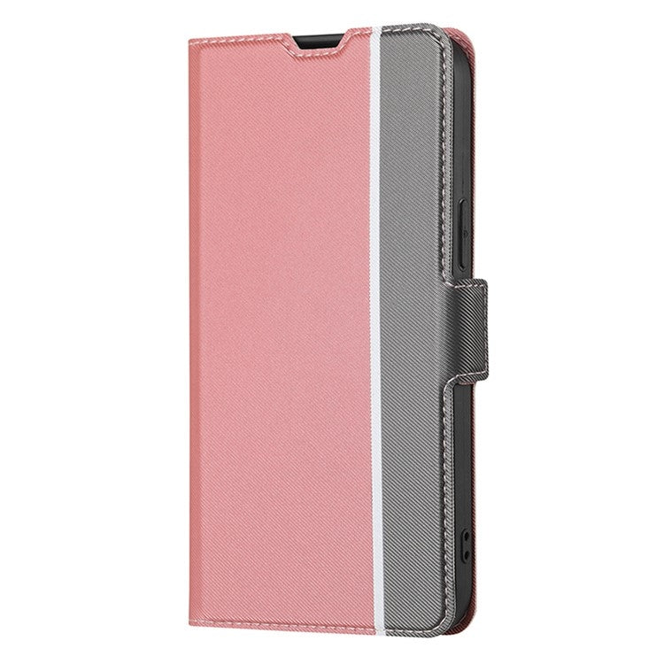 For Huawei Pura 70 5G Twill Texture Side Button Leather Phone Case(Pink) - Huawei Cases by PMC Jewellery | Online Shopping South Africa | PMC Jewellery | Buy Now Pay Later Mobicred