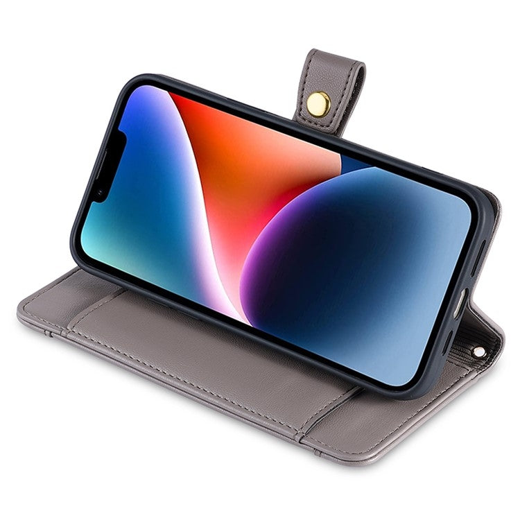 For Honor Magic6 5G Sheep Texture Cross-body Zipper Wallet Leather Phone Case(Grey) - Honor Cases by PMC TechLife | Online Shopping South Africa | PMC TechLife | Buy Now Pay Later Mobicred