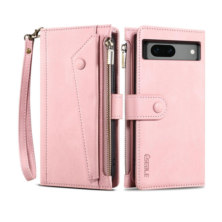 For Google Pixel 7a ESEBLE Retro Frosted RFID Flip Leather Phone Case(Rose Gold) - Google Cases by ESEBLE | Online Shopping South Africa | PMC TechLife | Buy Now Pay Later Mobicred