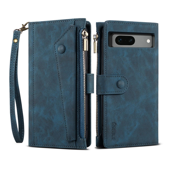 For Google Pixel 7a ESEBLE Retro Frosted RFID Flip Leather Phone Case(Dark Green) - Google Cases by ESEBLE | Online Shopping South Africa | PMC TechLife | Buy Now Pay Later Mobicred