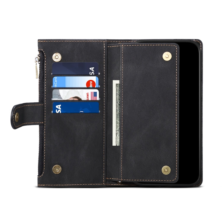 For Google Pixel 8 Pro ESEBLE Retro Frosted RFID Flip Leather Phone Case(Black) - Google Cases by ESEBLE | Online Shopping South Africa | PMC TechLife | Buy Now Pay Later Mobicred