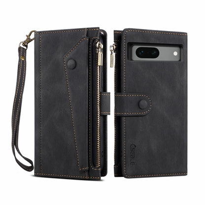 For Google Pixel 8A ESEBLE Retro Frosted RFID Flip Leather Phone Case(Black) - Google Cases by ESEBLE | Online Shopping South Africa | PMC Jewellery | Buy Now Pay Later Mobicred